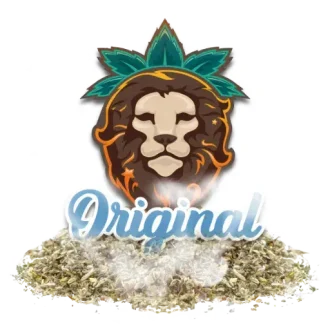 Logo del Leone con corona di foglie e testo "Original".