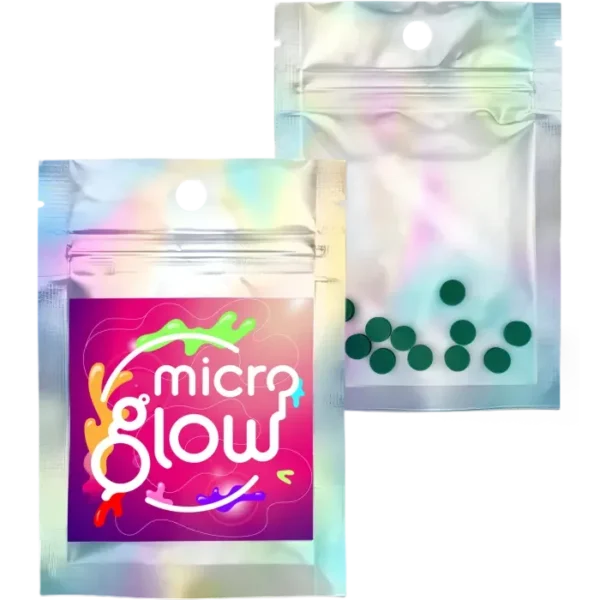 Envase de Micro Glow Psychedelics