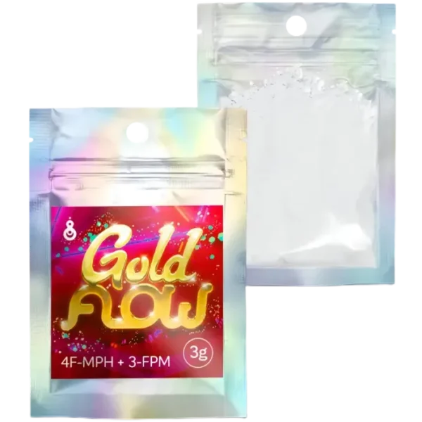 Embalaje de estimulantes Gold Flow